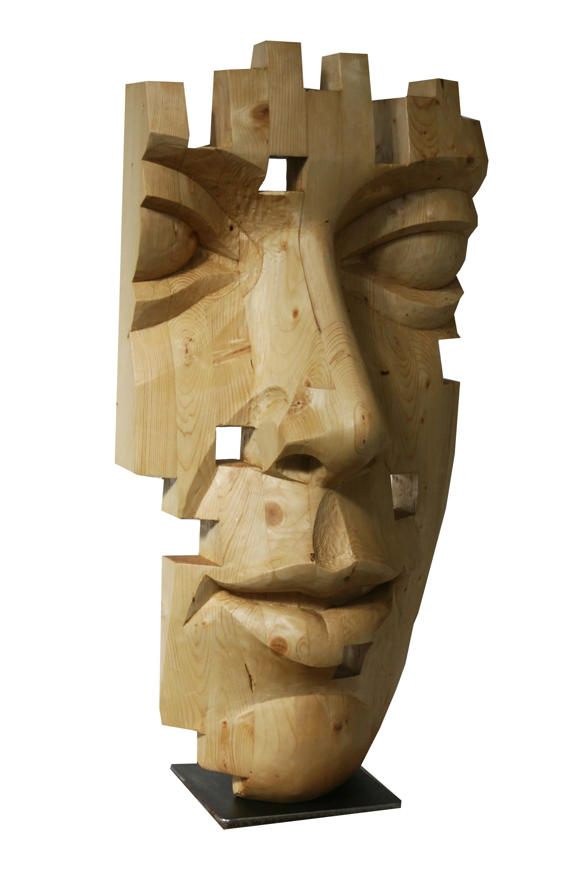Figurante V, Nogueira Lopes, 2016, Nordic pine wood
