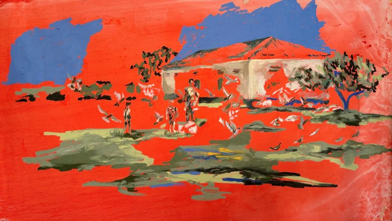 Untitled (264-18), Carlota Roque Martins, 2023, Mixed media on canvas