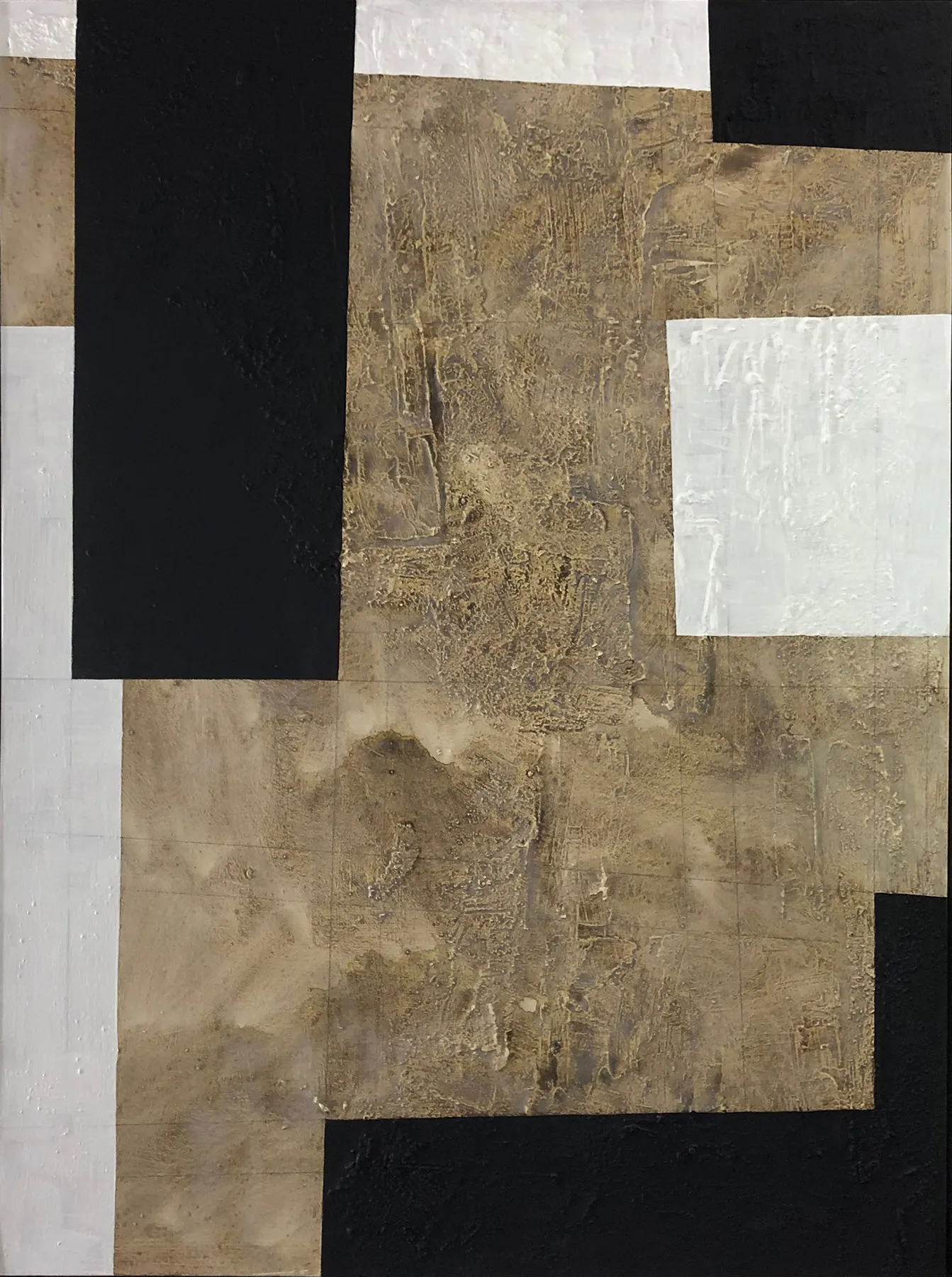 La Frontera de la Inquietud (262-09), Gustavo Mendez-Lizka, 2022, Mixed media on wood