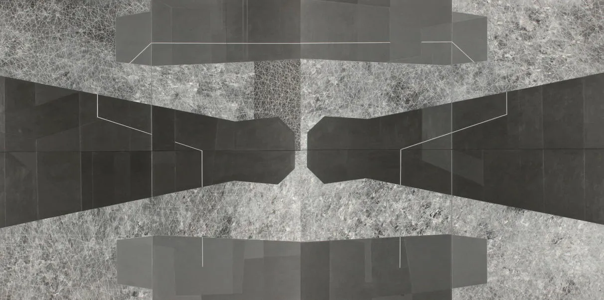 Double Negative, Rui Tavares, 2025, Mixed media on canvas