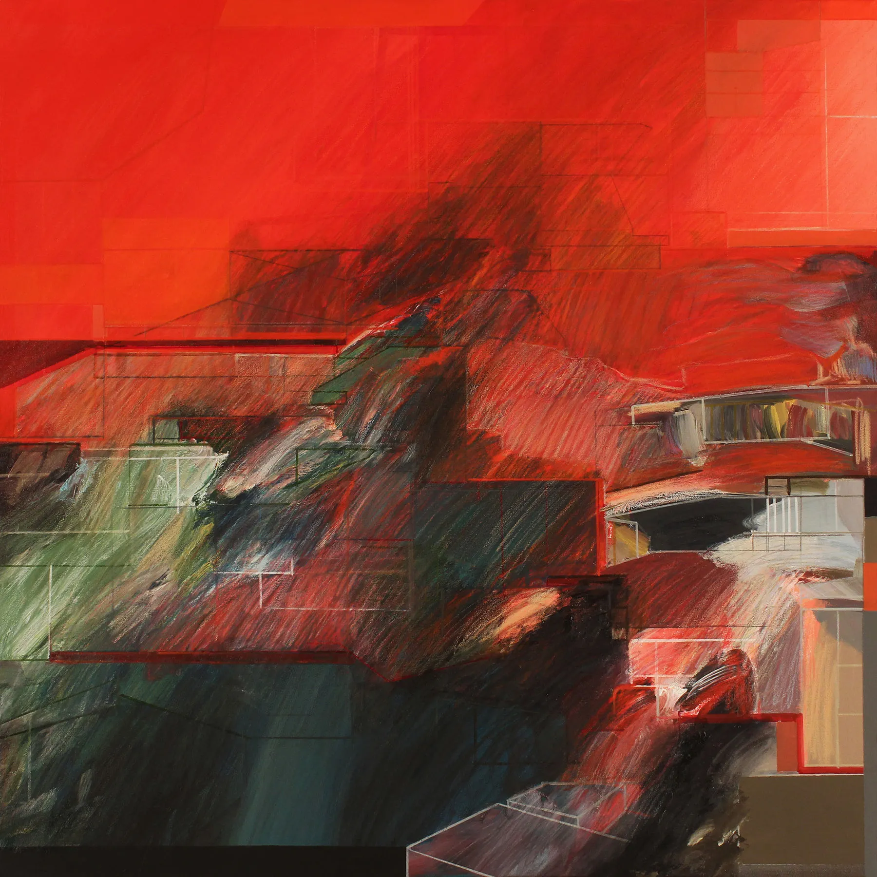 ISNESS #09, Susana Chasse, 2024, Mixed media on MDF