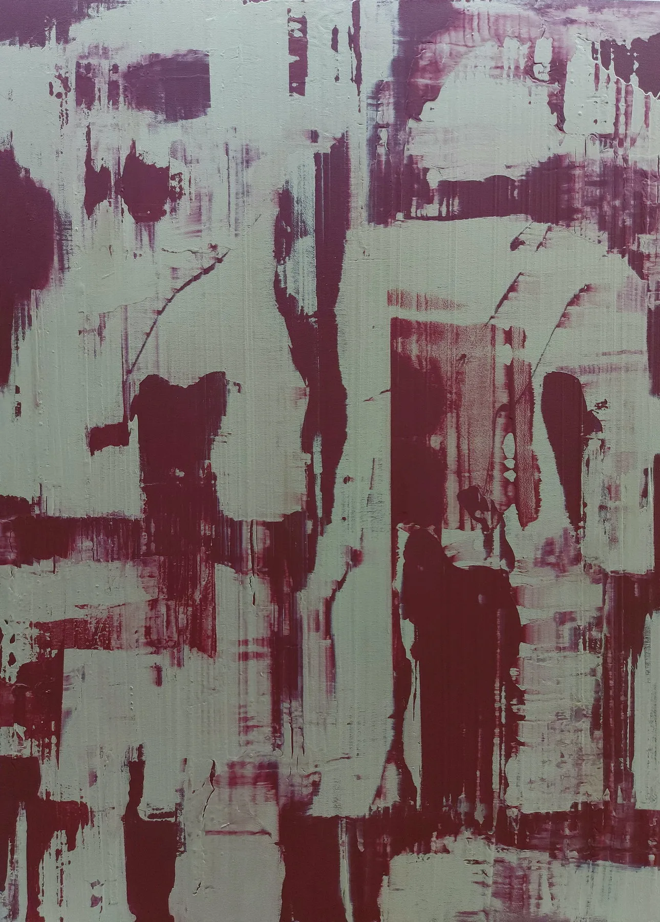 L'interdit, Jean Pierre Porcher, 2021, Acrylic on canvas