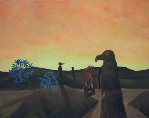 Untitled, Terence Tarsnane, 1973, Acrylic on canvas