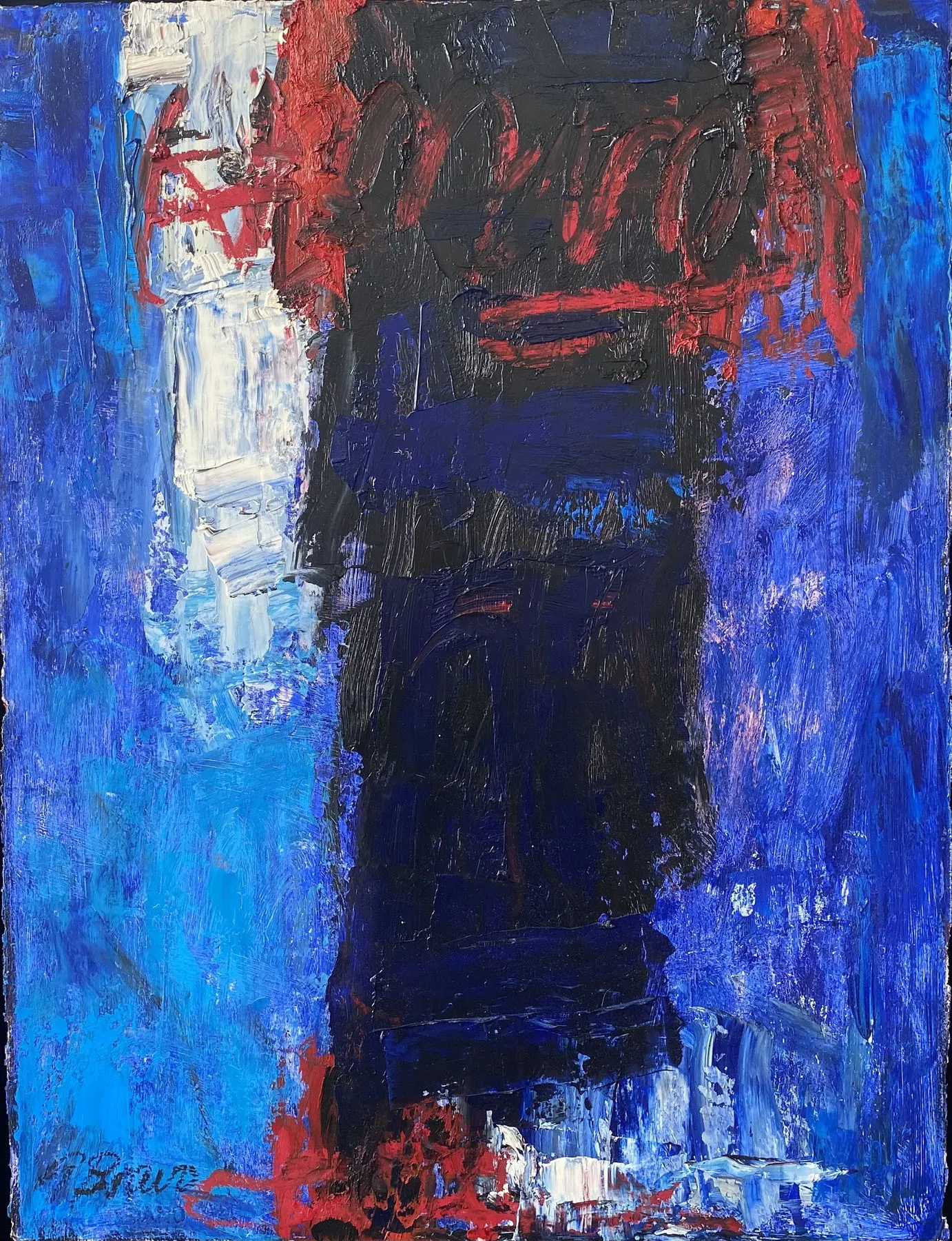 Untitled (249-09), González Bravo, 2022, Oil on canvas