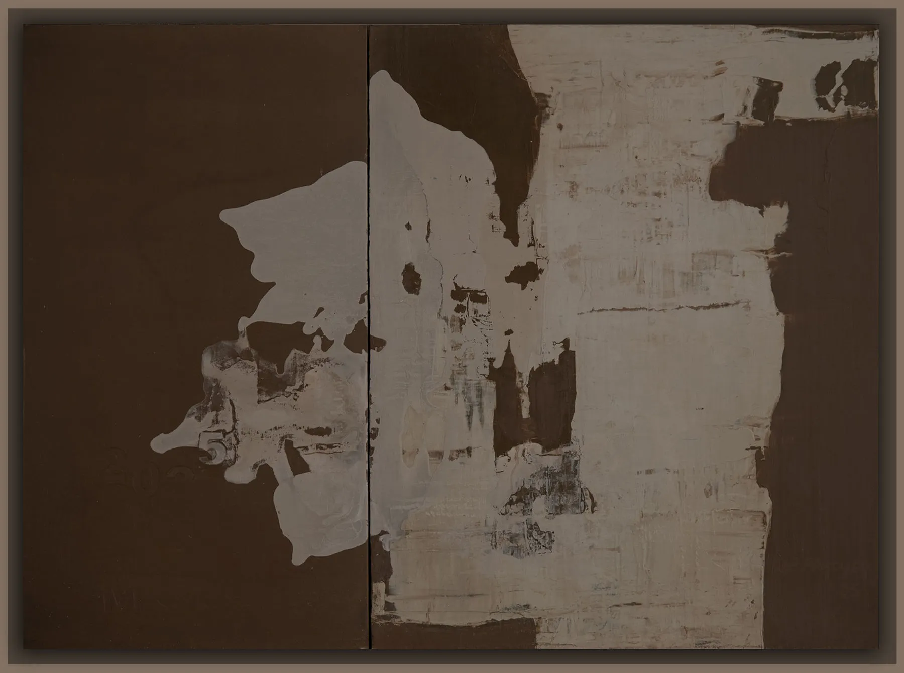 Série 1: Chrysalide, Jean Pierre Porcher, 2026, Acrylic on canvas on plywood