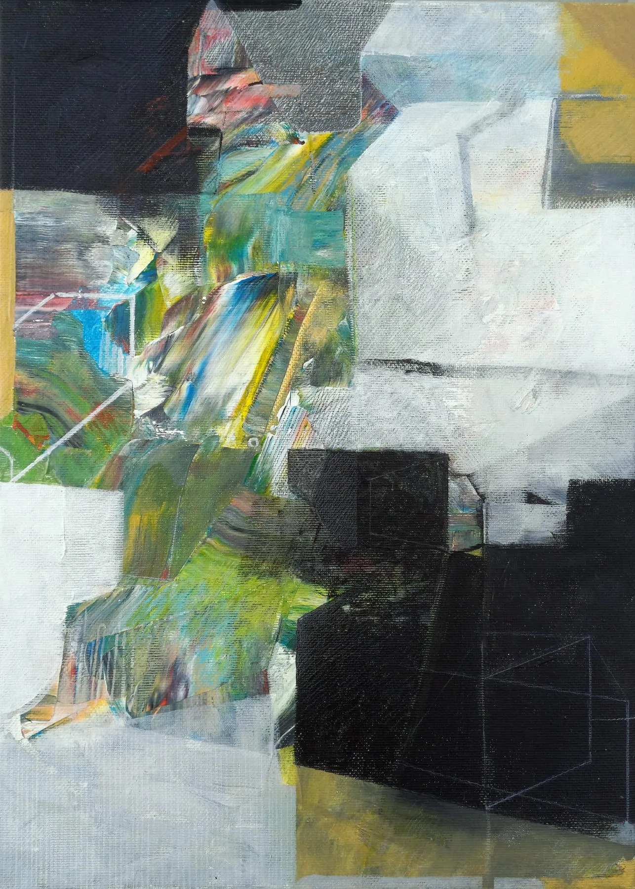 Neglected Spot, Rui Tavares, 2024, Mixed media on canvas