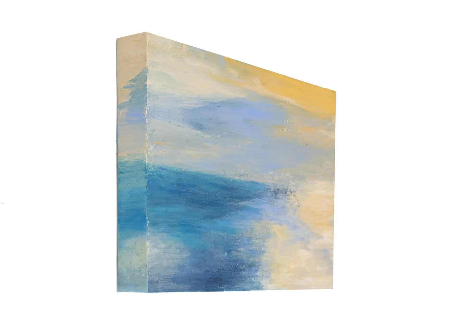 Luminoso Mediodía en el Mar, Alberto Reguera, 2021, Mixed media on canvas