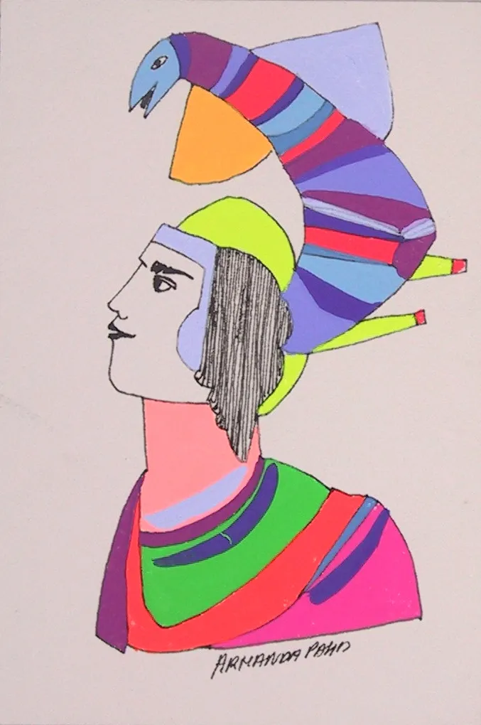 Untitled #15, Armanda Passos, 2002, Gouache on paper