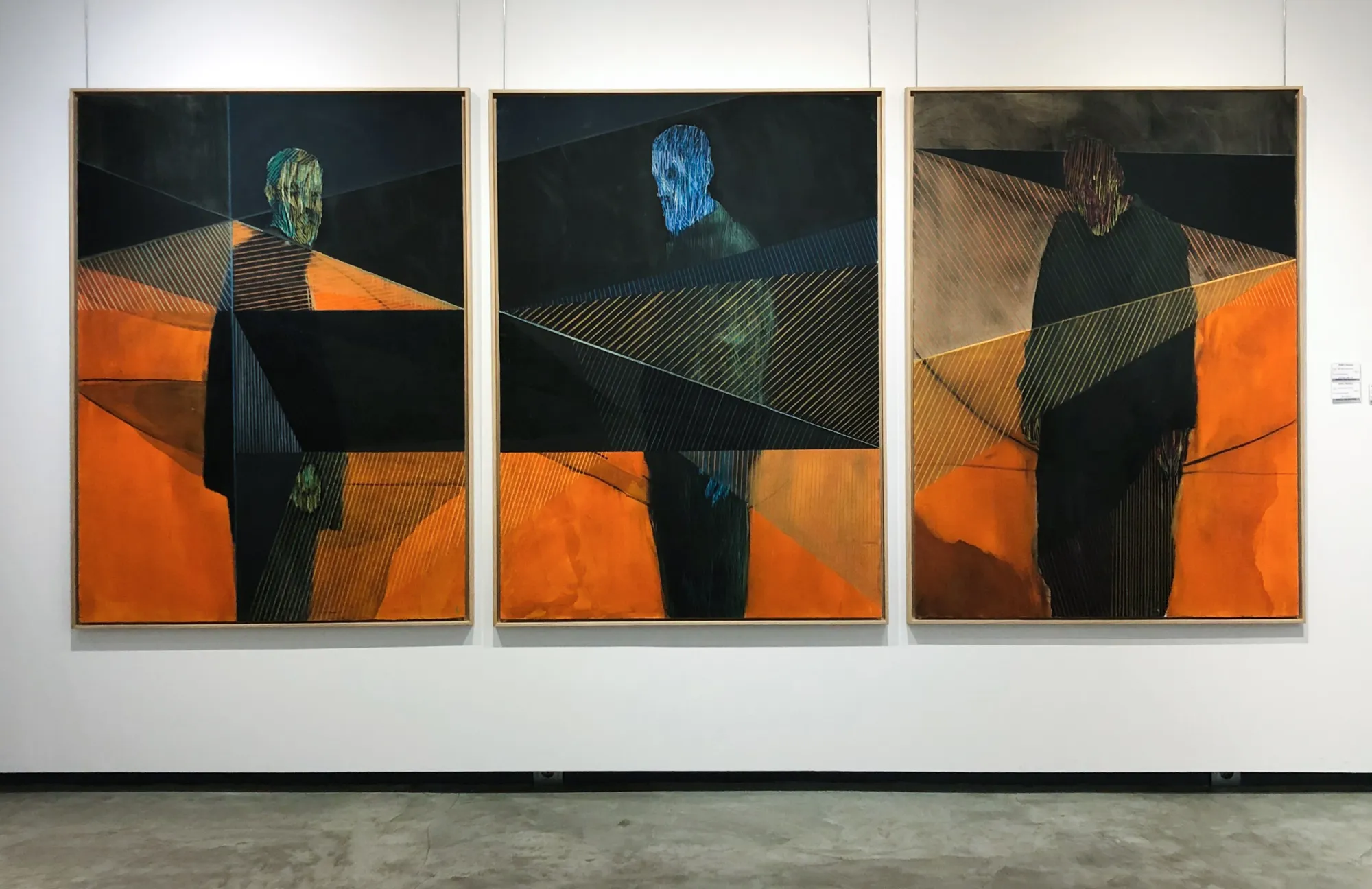 Untitled (Bacon phase), Pedro Batista, 2015, Painting on paper
