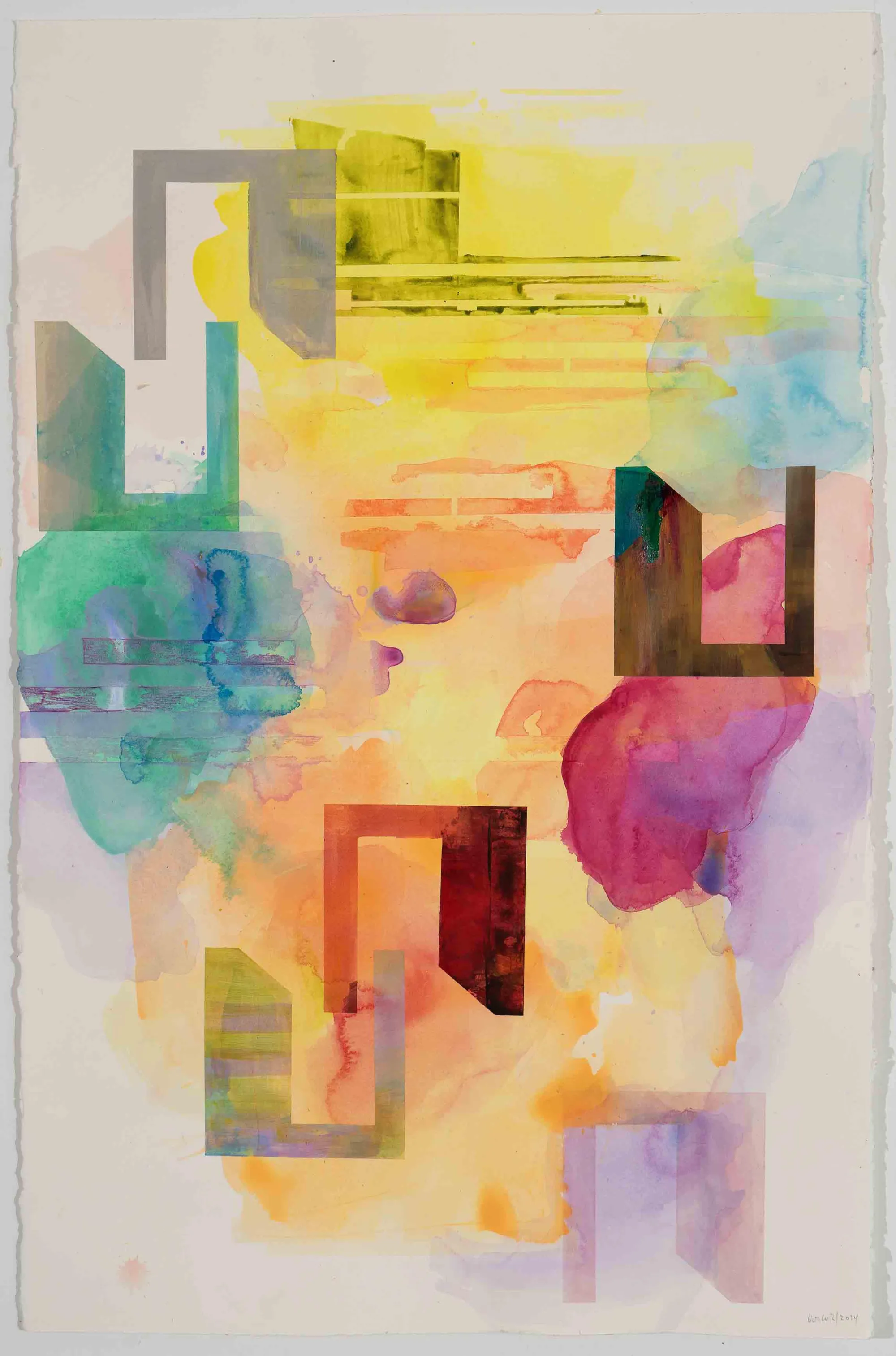 Untitled (296-05), Victor Costa, 2024, Acrylic on paper