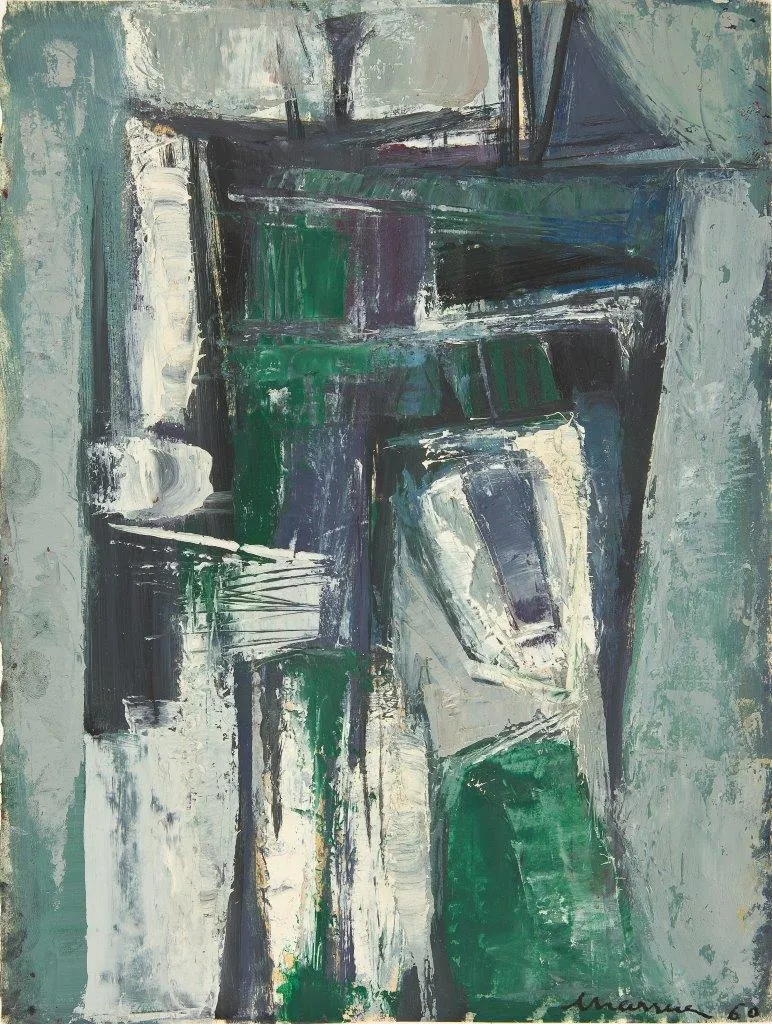 Untitled (173-119), António Charrua, 1960, Oil on paper