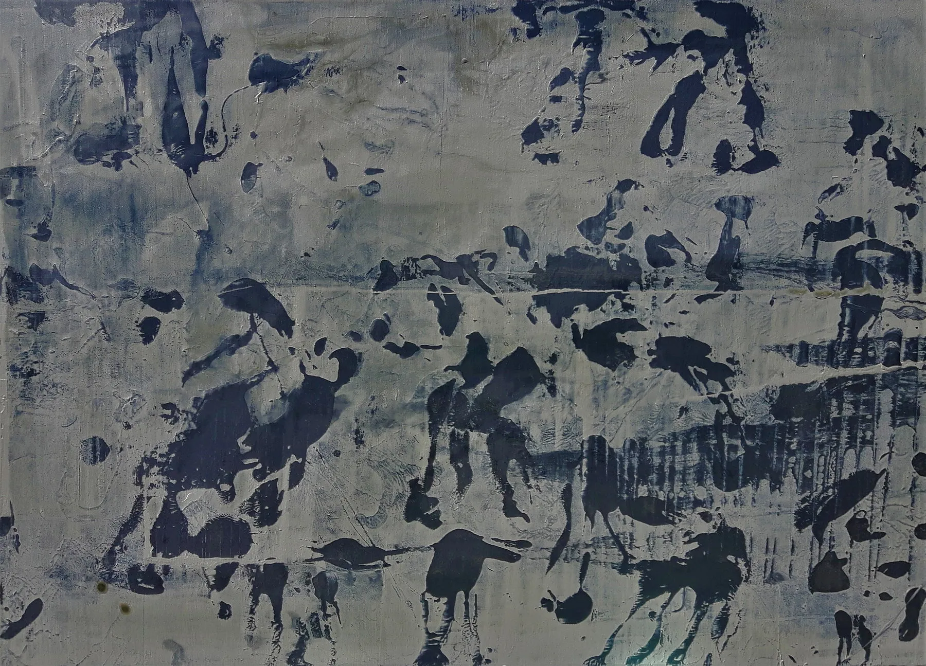 Après la traversée, Jean Pierre Porcher, 2020, Acrylic on canvas