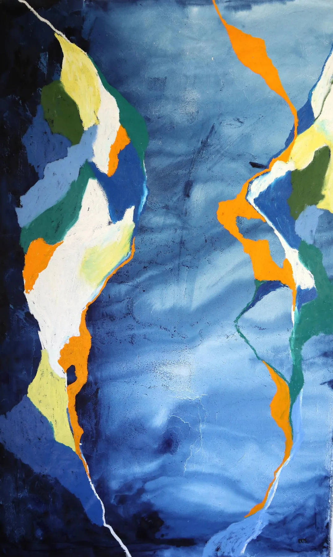 Untitled - série Mapas 11, Carlota Roque Martins, 2020, Oil on canvas