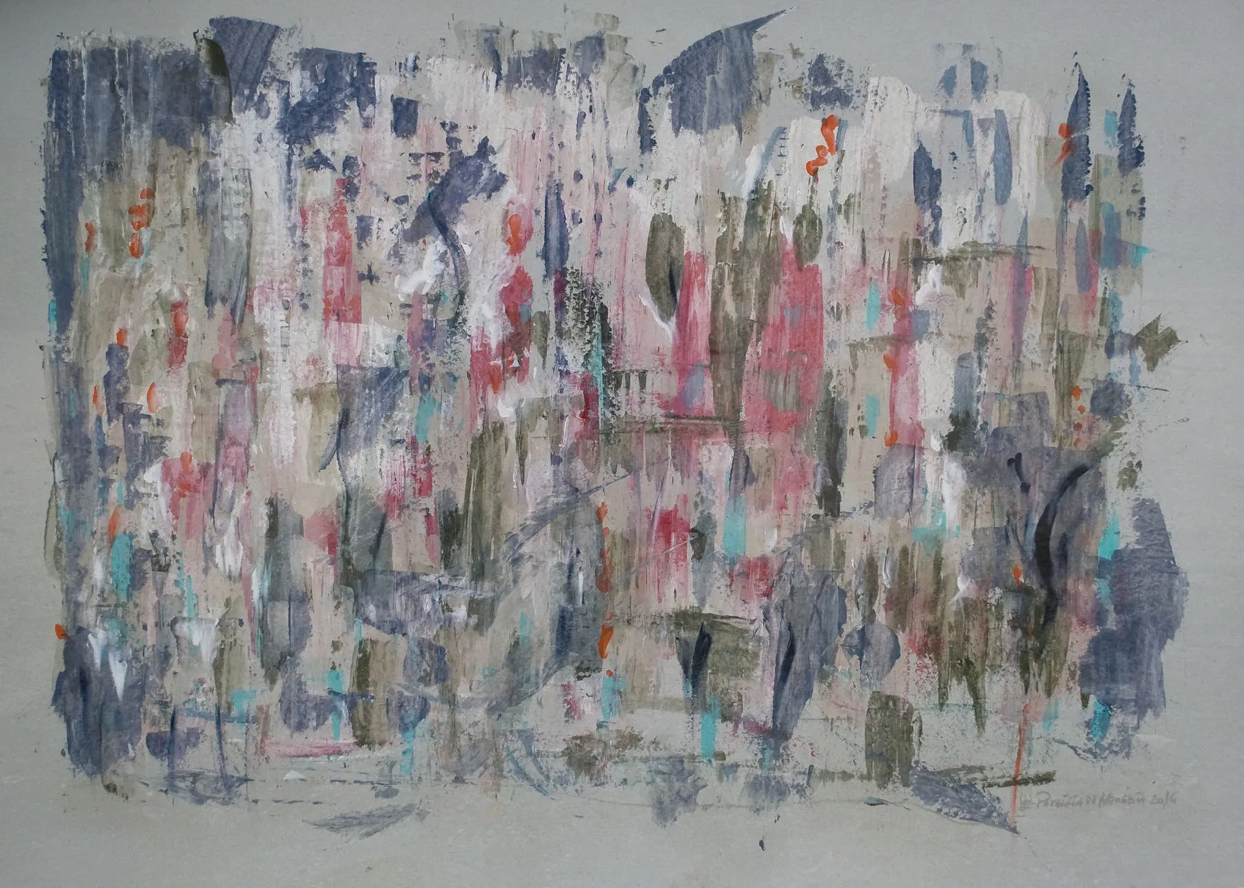 The two Realities #0, Patrícia de Herédia, 2018, Mixed media on paper