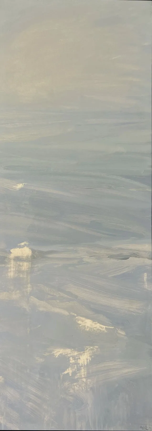 Untitled (282-15), Paulo Barreiros Cardoso, 2024, Oil on paper on aluminium