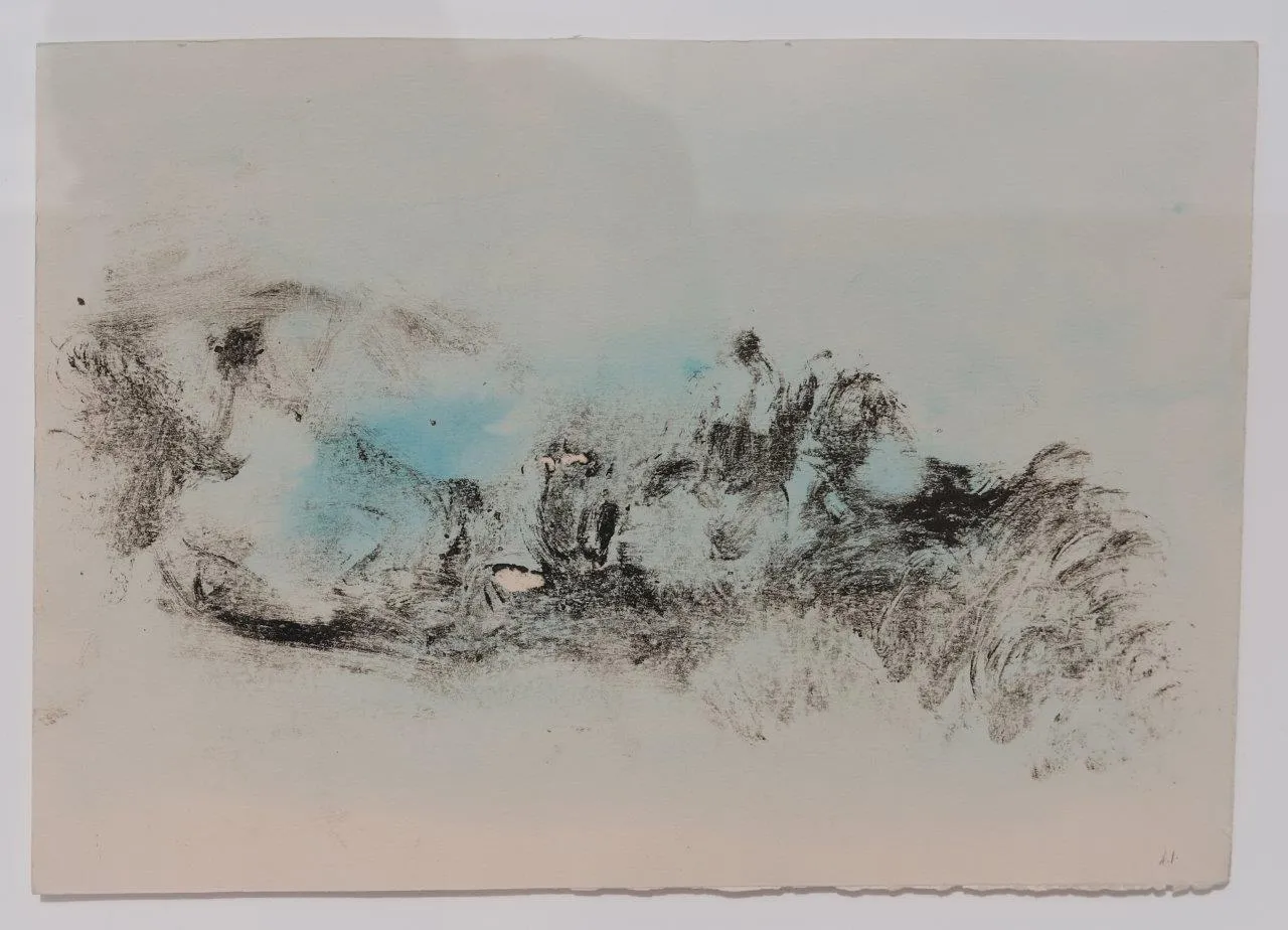 Nuvens II, Ana Sério, 2022, Watercolour on paper