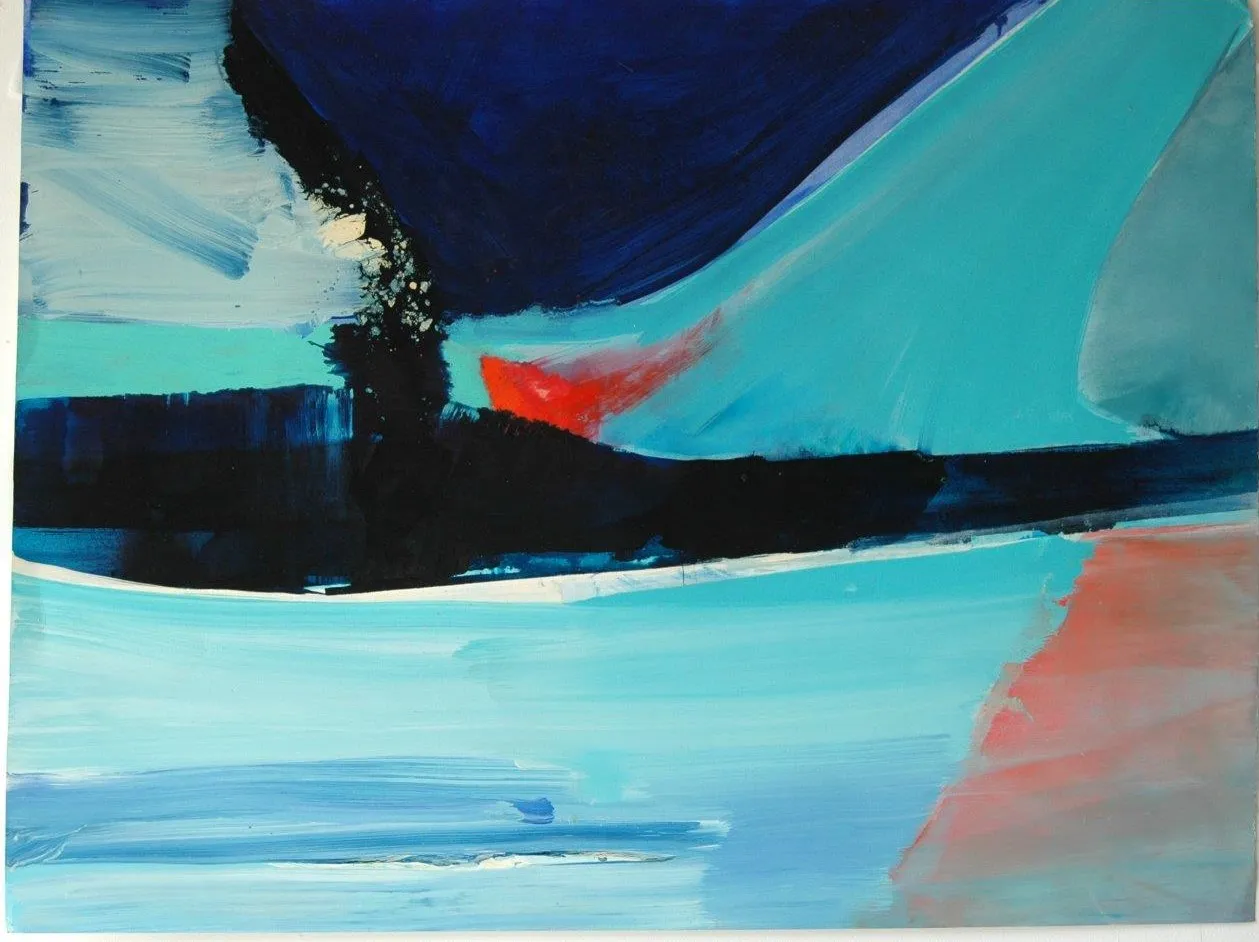 Película de Fósforo #6, Ana Sério, 2015, Oil and pastel on paper