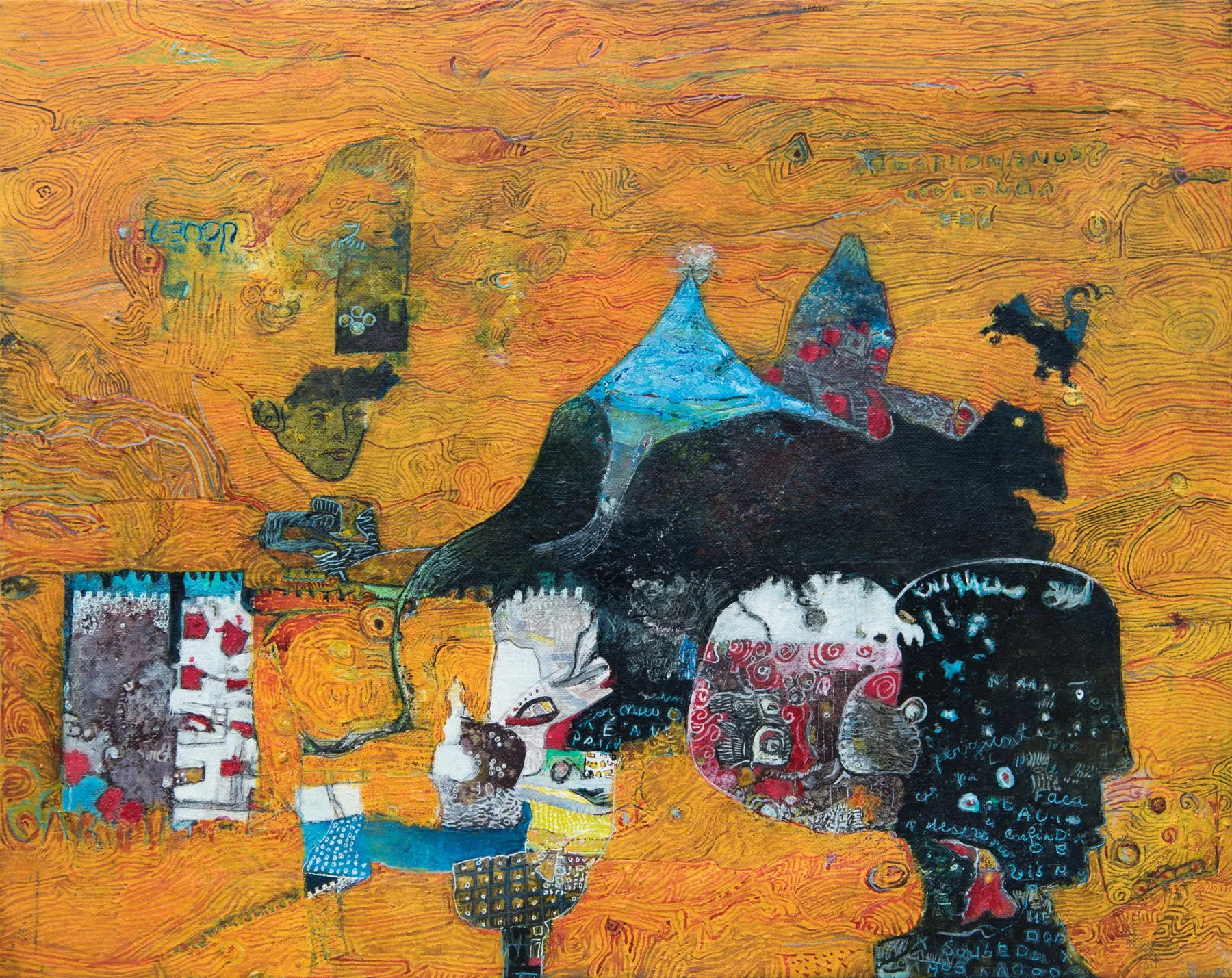 Os eleitos por Zaratustra, Ana Maria, 2016, Oil on canvas