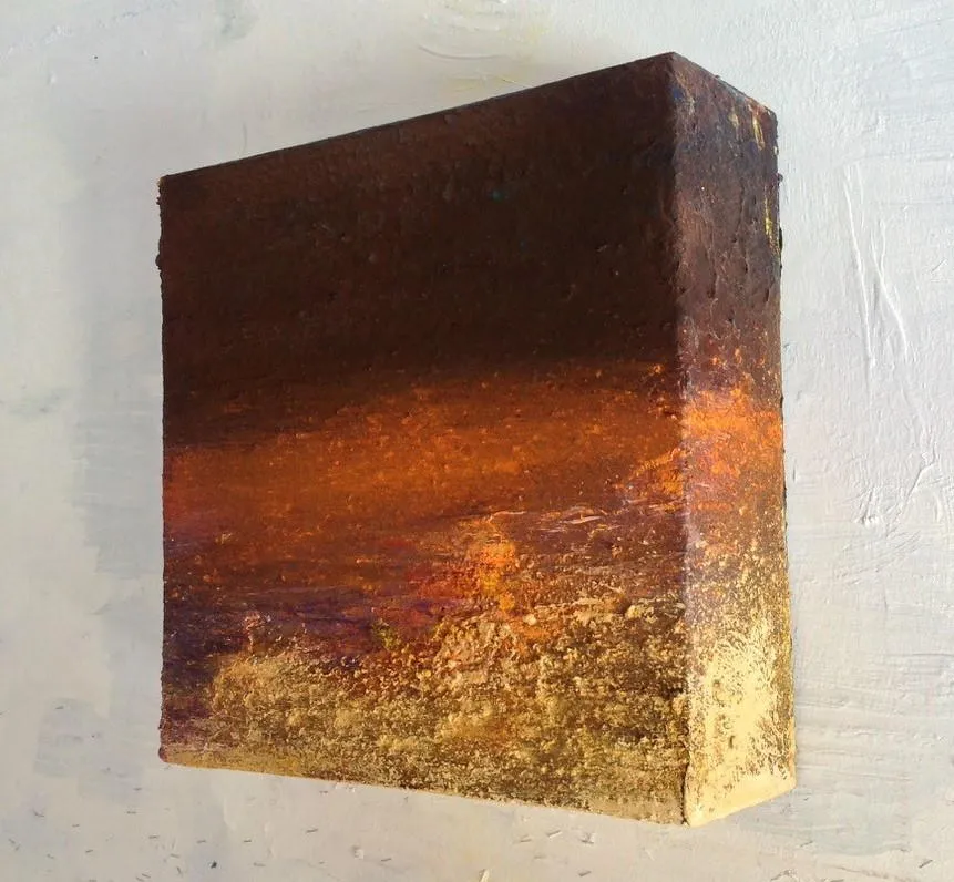 Sol em Vazamento, Alberto Reguera, 2018, Mixed media on canvas