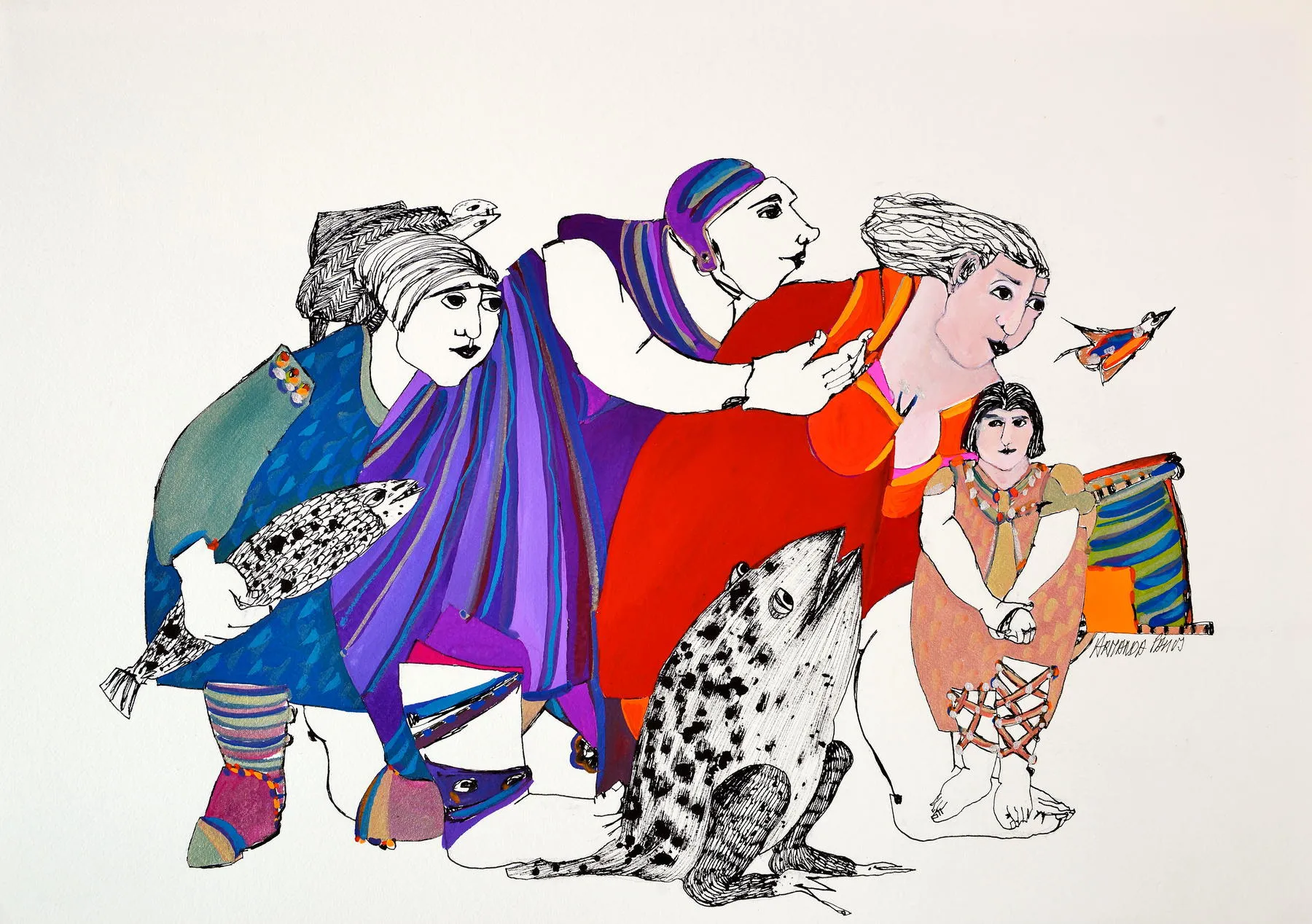 Untitled (146-04), Armanda Passos, 2014, India ink and gouache on paper
