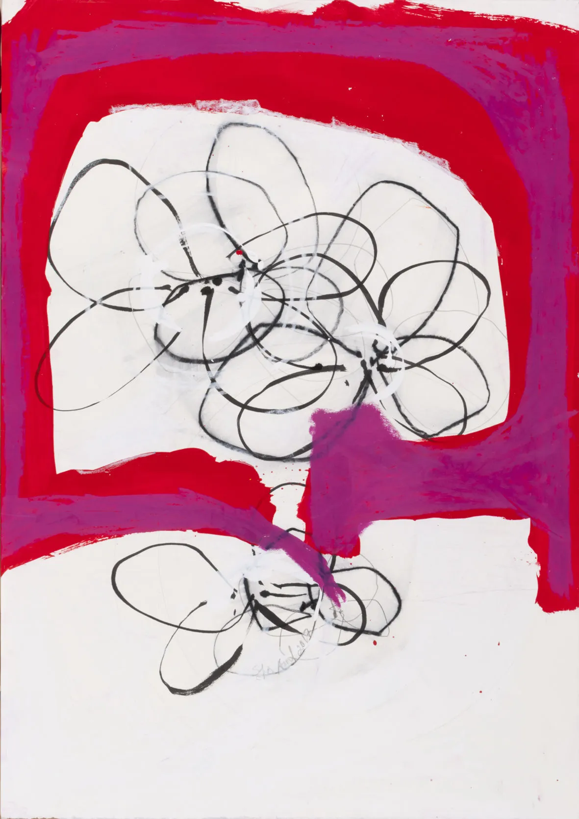Amores-Perfeitos I, Sofia Areal, 2017, Mixed media on paper