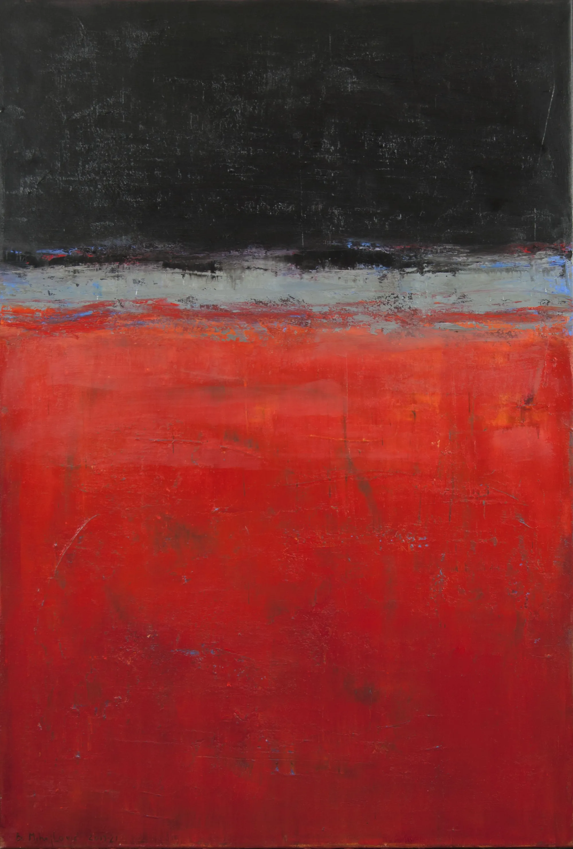 A.P.19-340 (Heavy Colours IV), Branislav Mihajlović, 2019, Oil on canvas