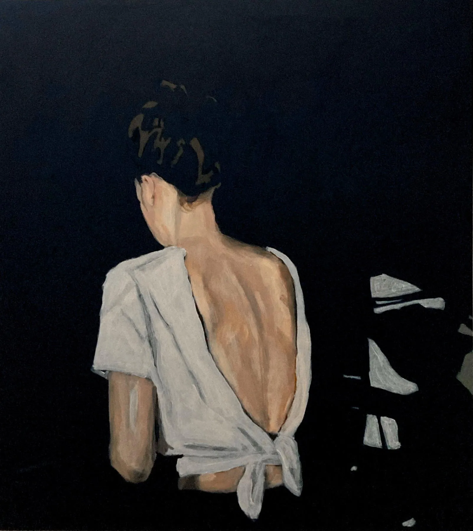 Untitled (260-09), Ana Cardoso, 2023, Acrylic with graphite on MDF