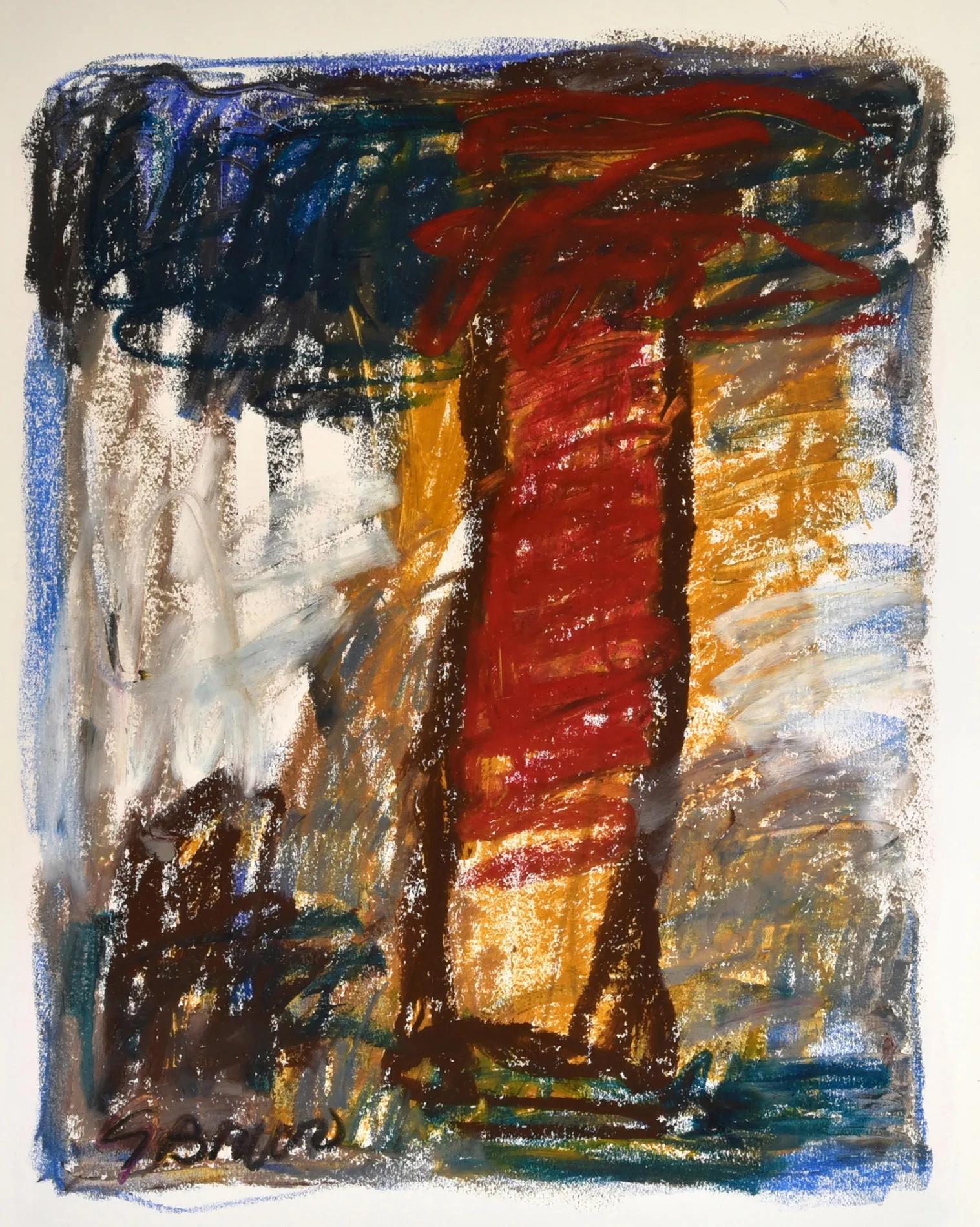 Untitled (Pastel 1), González Bravo, 2021, Pastel on paper