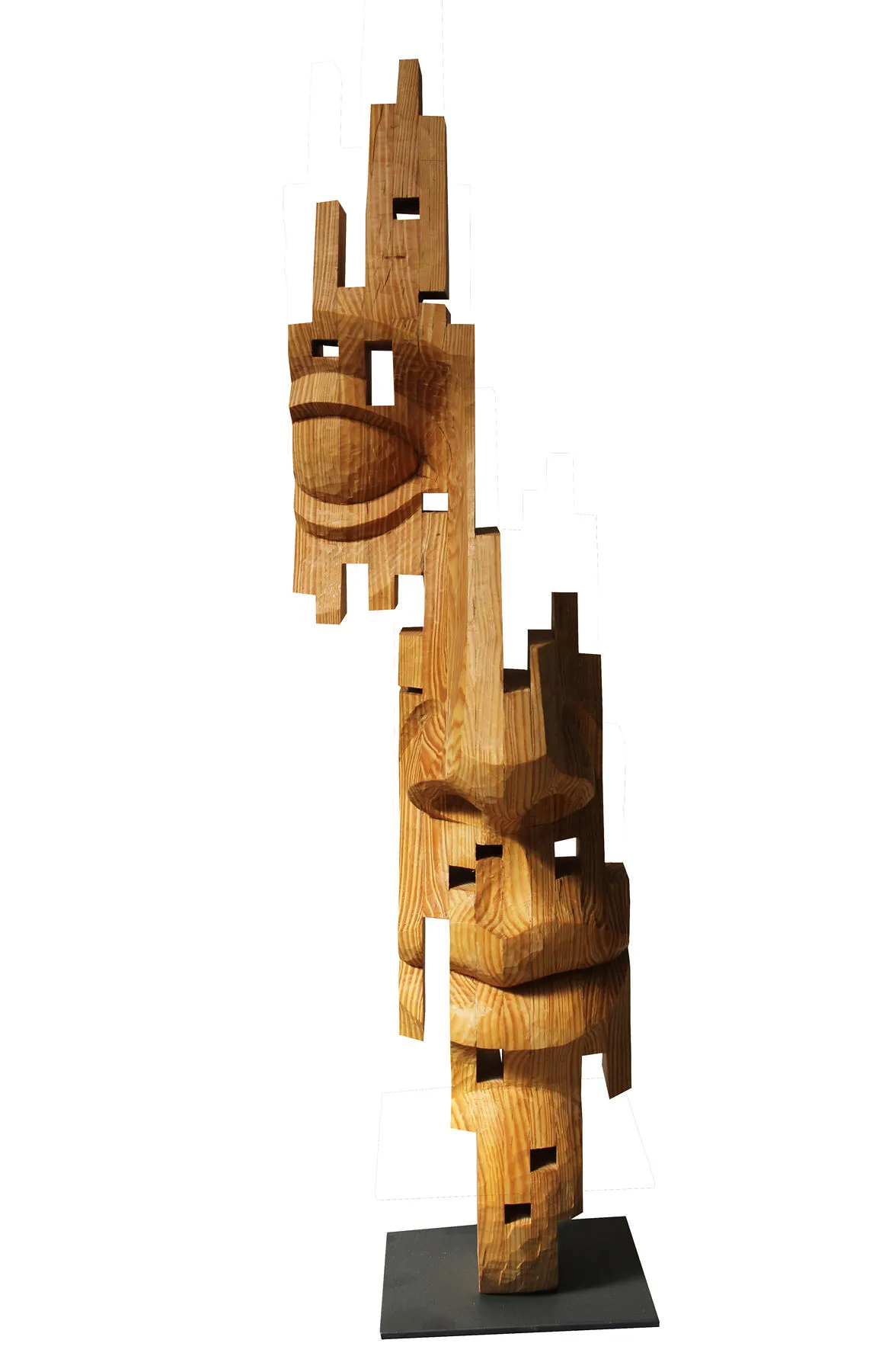 Untitled, Nogueira Lopes, 2024, Pine wood sculpture
