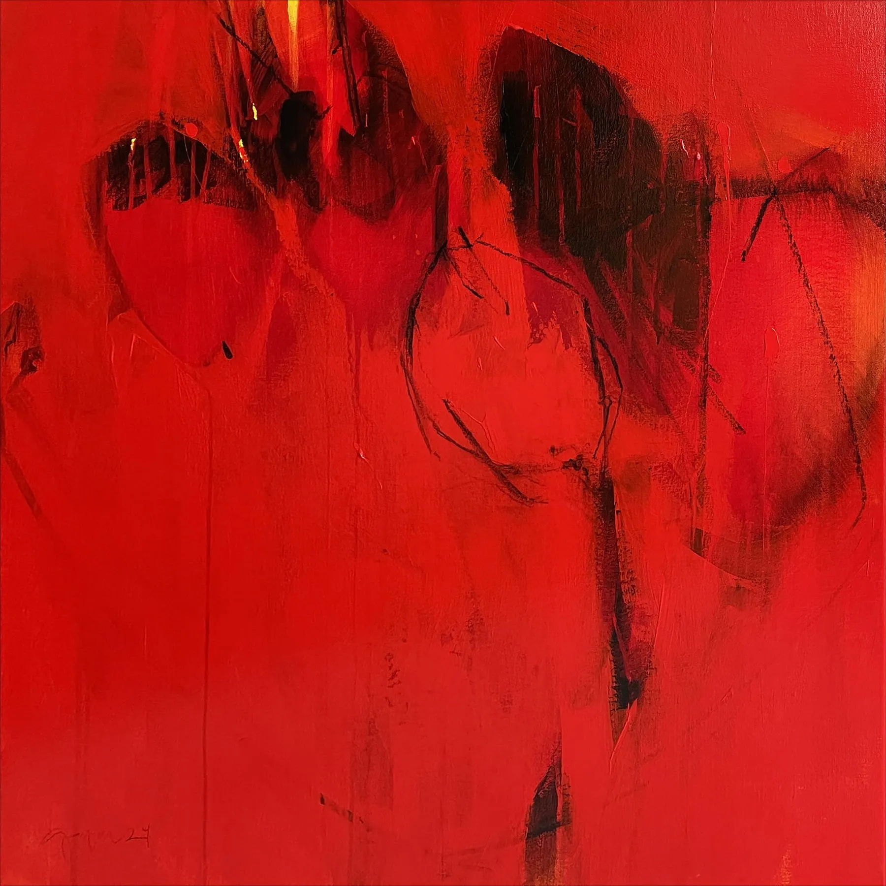 flor-flor #31, Fernando Gaspar, 2023, Oil on canvas