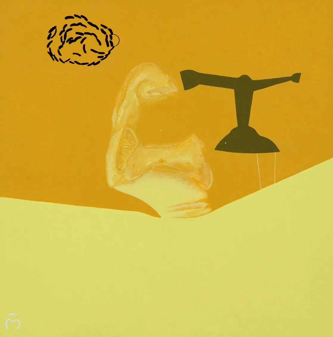 uma eternidade, Fala Mariam, 2006, Painting on canvas