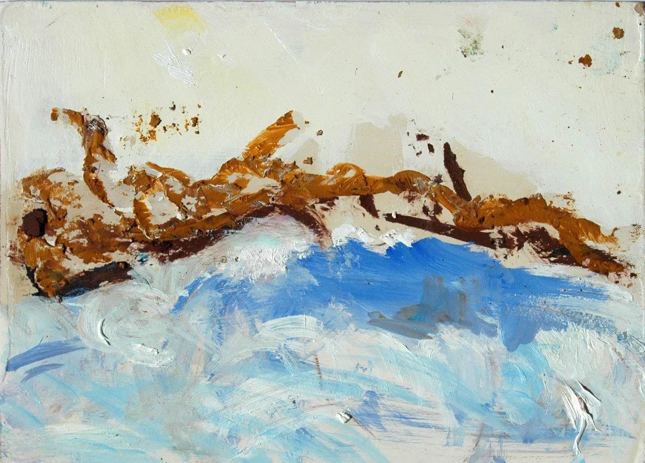 Vertigem marítima #3, Ana Sério, 2016, Oil on MDF