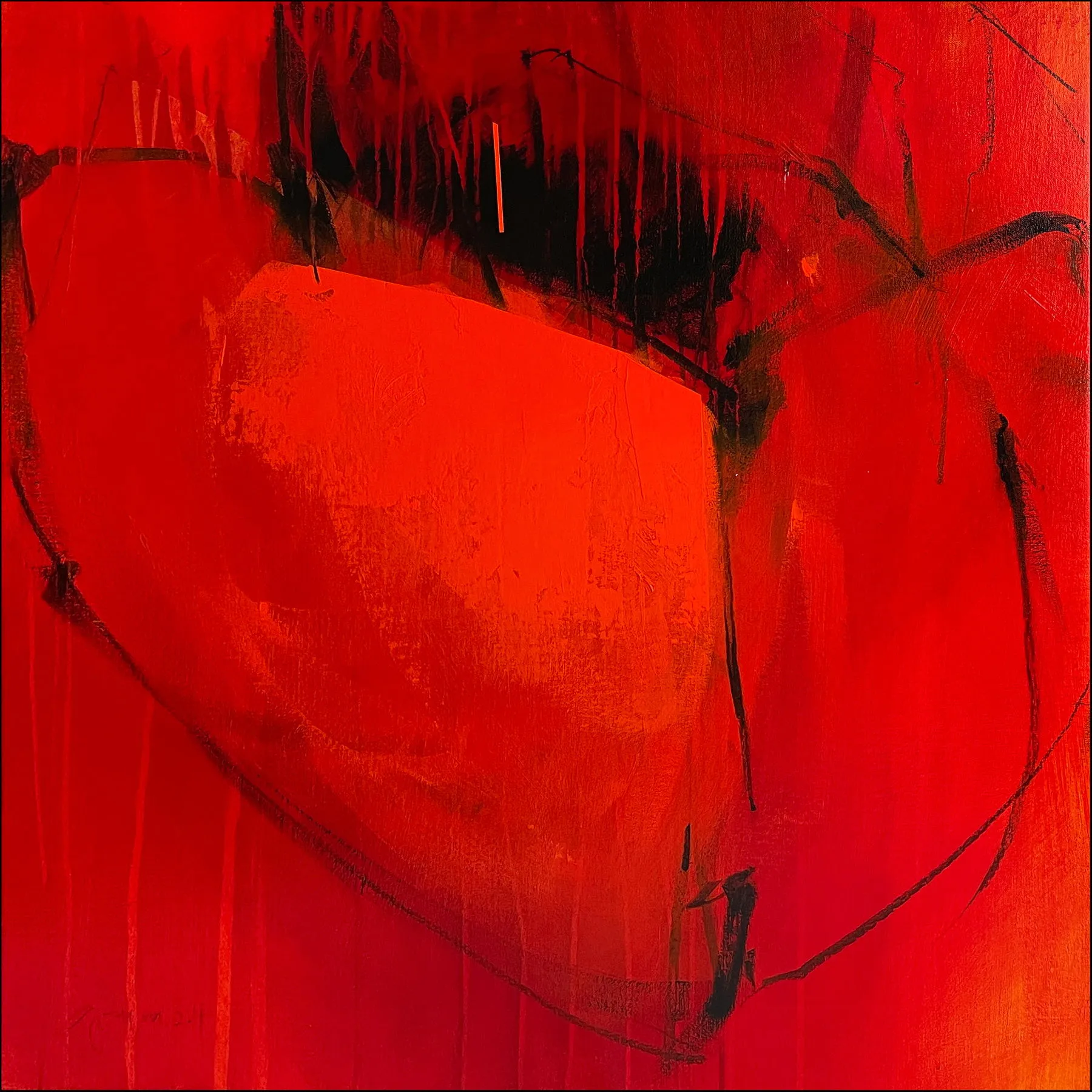 flor-flor #33, Fernando Gaspar, 2024, Acrylic on canvas