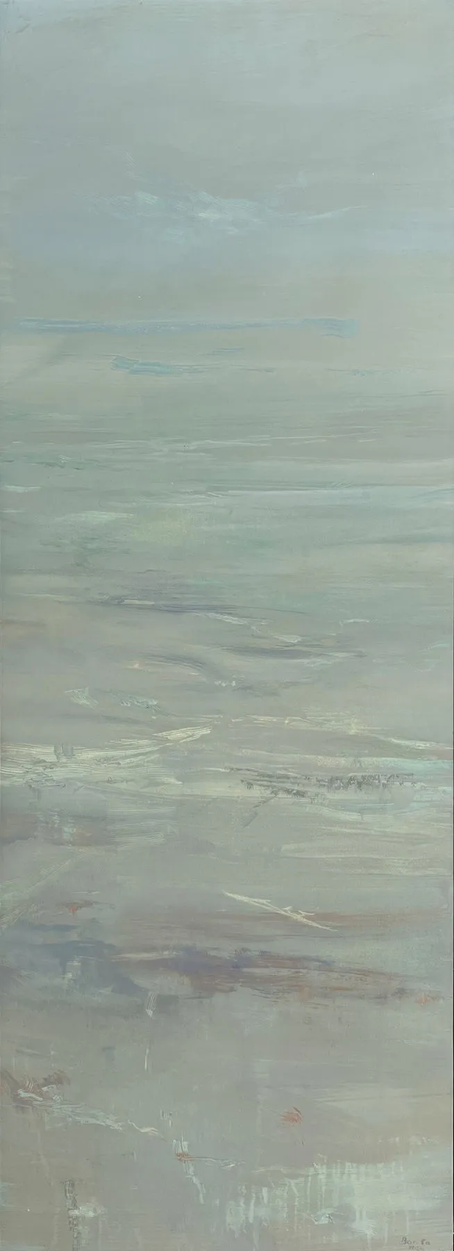 Untitled (282-05), Paulo Barreiros Cardoso, 2024, Oil on paper on aluminium