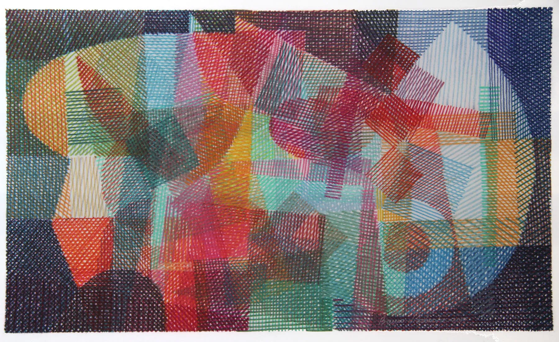 Affresco, Bruno Pedrosa, 2010, Pastel on paper