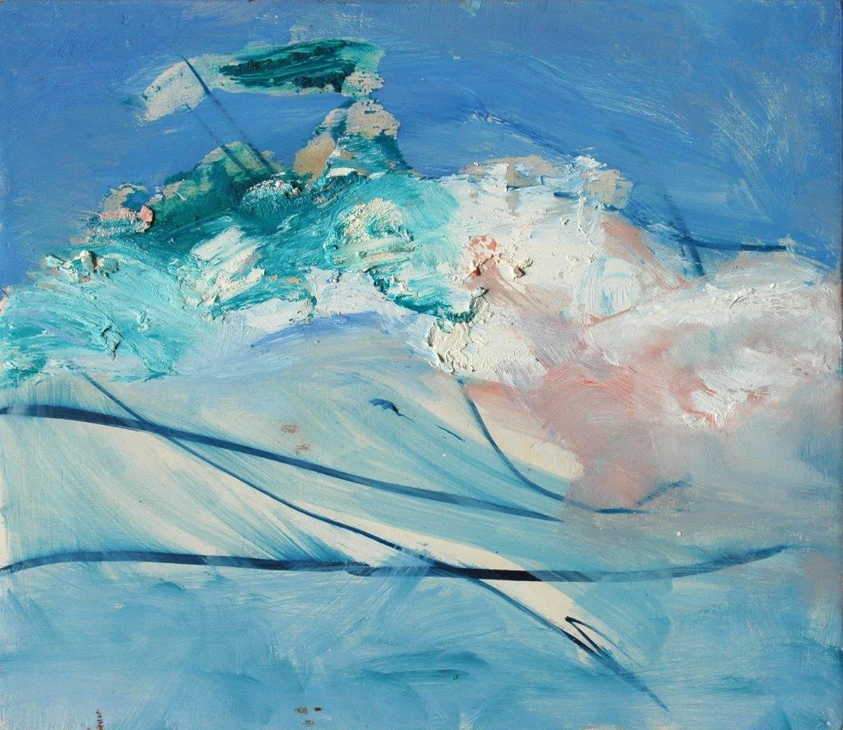 Vertigem celeste #1, Ana Sério, 2016, Oil on MDF