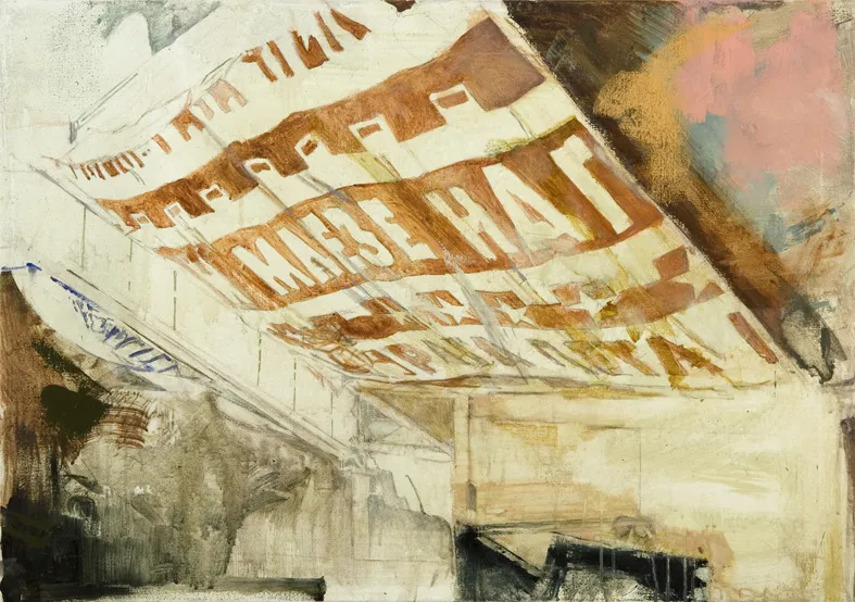 Espectadores II, João Cristóvão, 2011, Mixed media on canvas