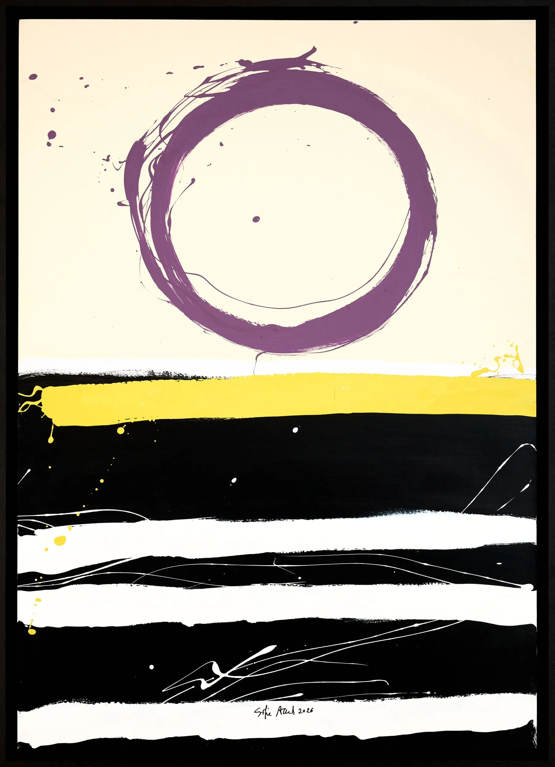 Untitled (299-06), Sofia Areal, 2026, Mixed media on mat board