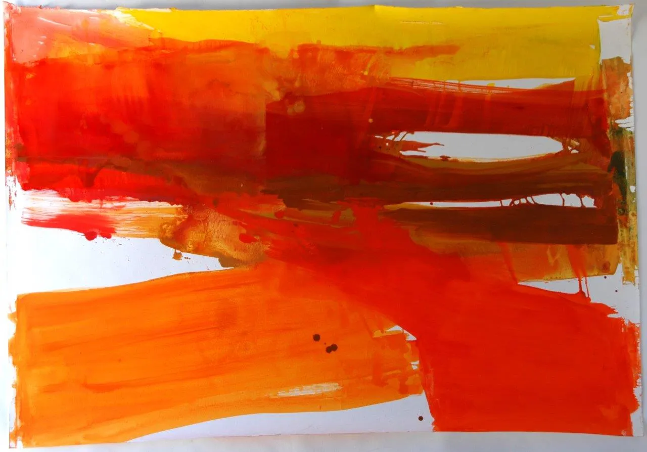 Reflexo turvo da luz #10, Ana Sério, 2016, Oil on paper