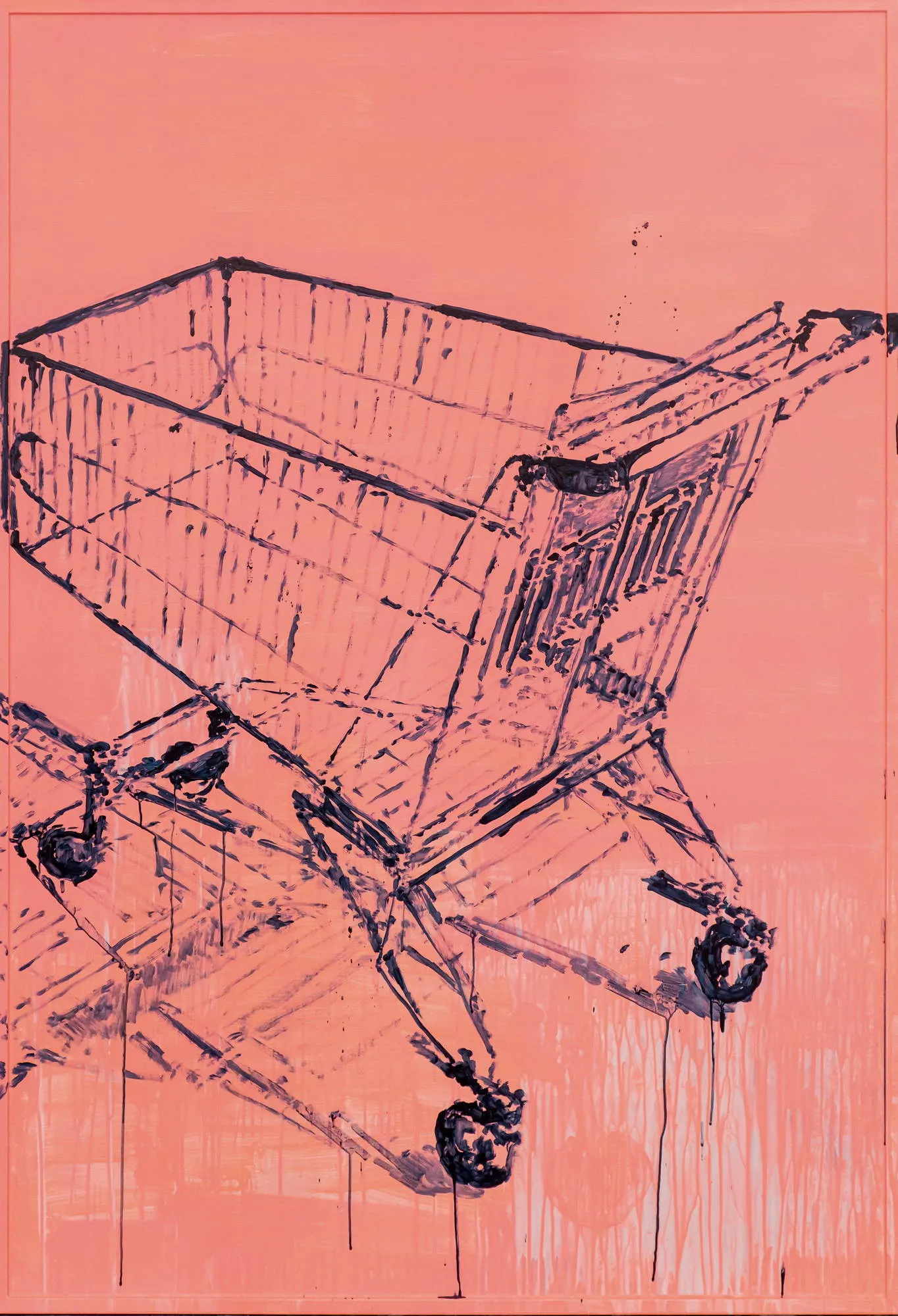 É sobre objectos casa - é sobre objectos seguros #2, Maísa Champalimaud, 2026, Acrylic on paper