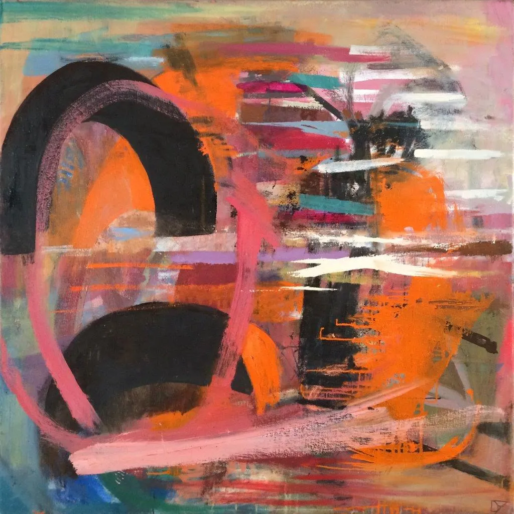 Godheim, Deolinda Fonseca, 2016, Oil on canvas