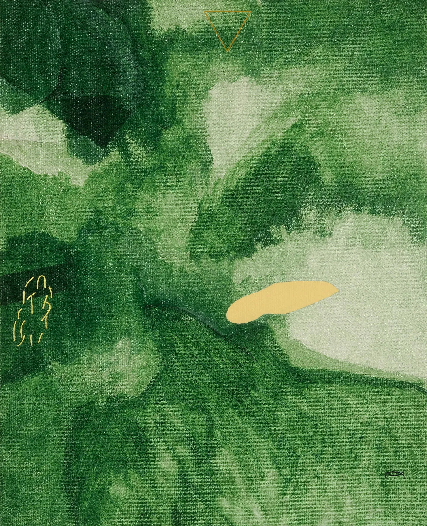 capítulo das almas, Fala Mariam, 2015, Acrylic on canvas