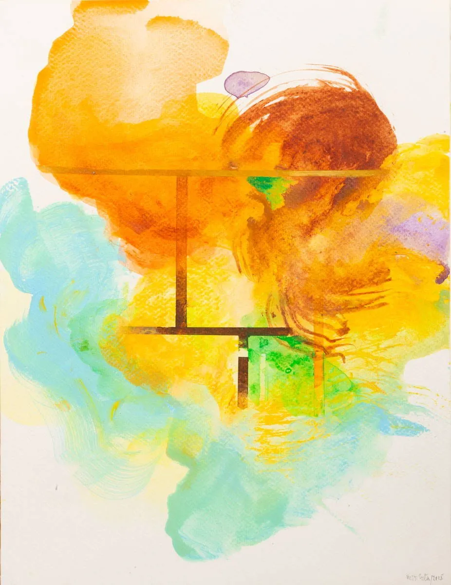 Untitled (296-20), Victor Costa, 2025, Acrylic on paper
