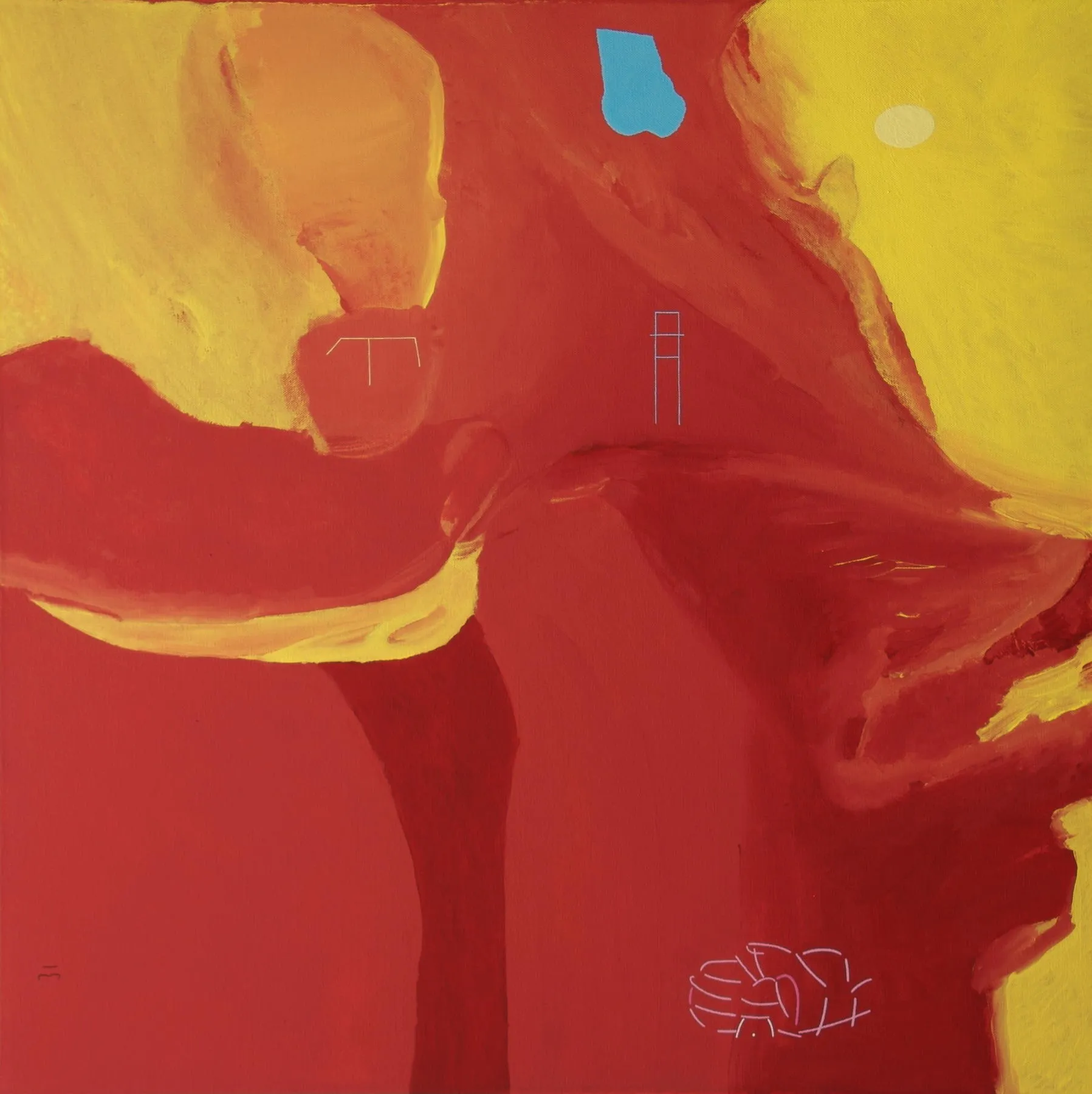 a Cólera de Deus, Fala Mariam, 2009, Acrylic on canvas