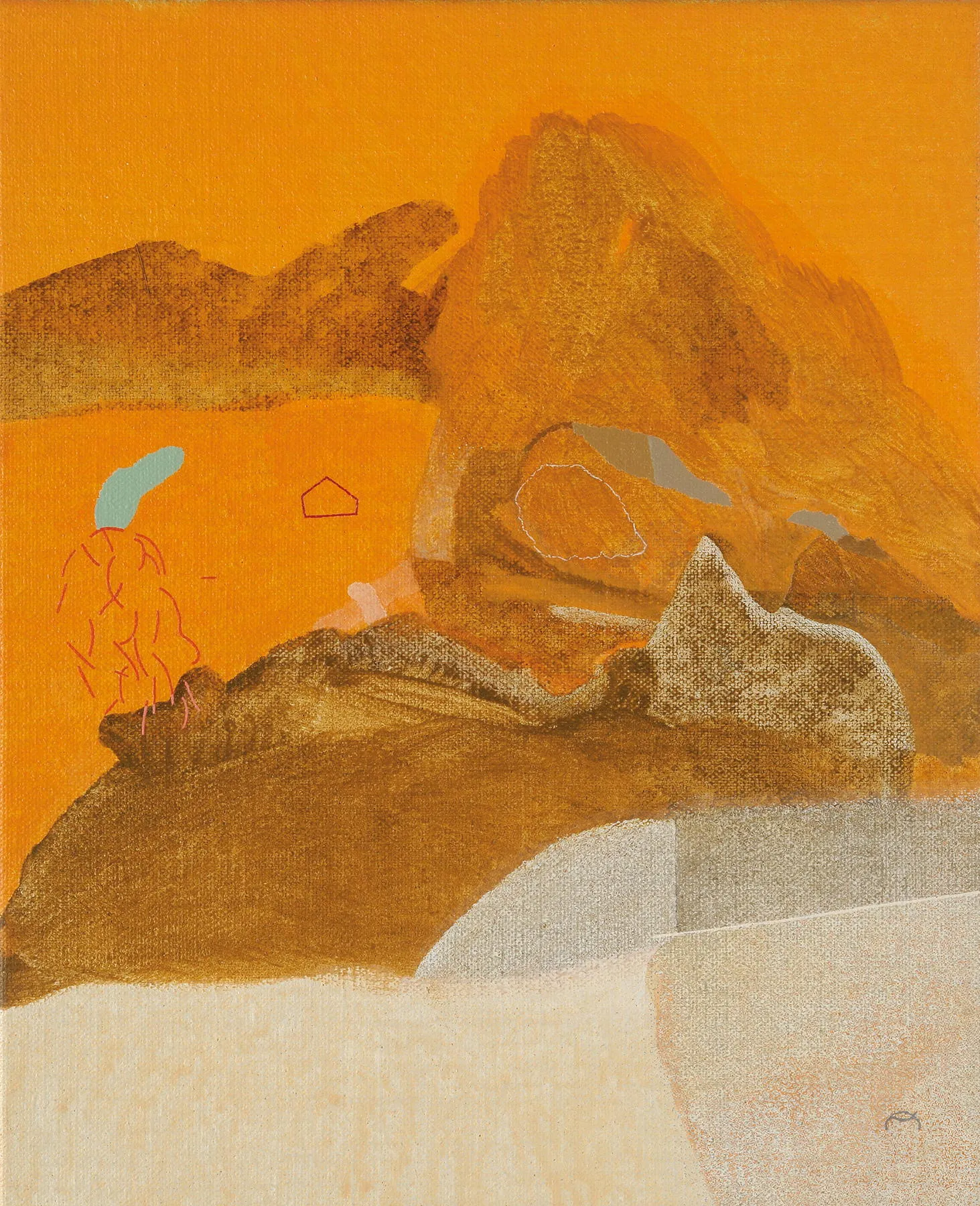 Horas e séculos para Tao-tsi, Fala Mariam, 2015, Acrylic on canvas