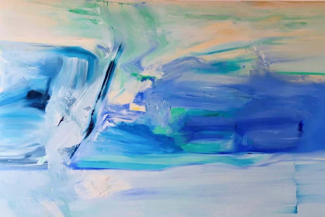 Ser-paisagem XX, Ana Sério, 2023, Oil on canvas