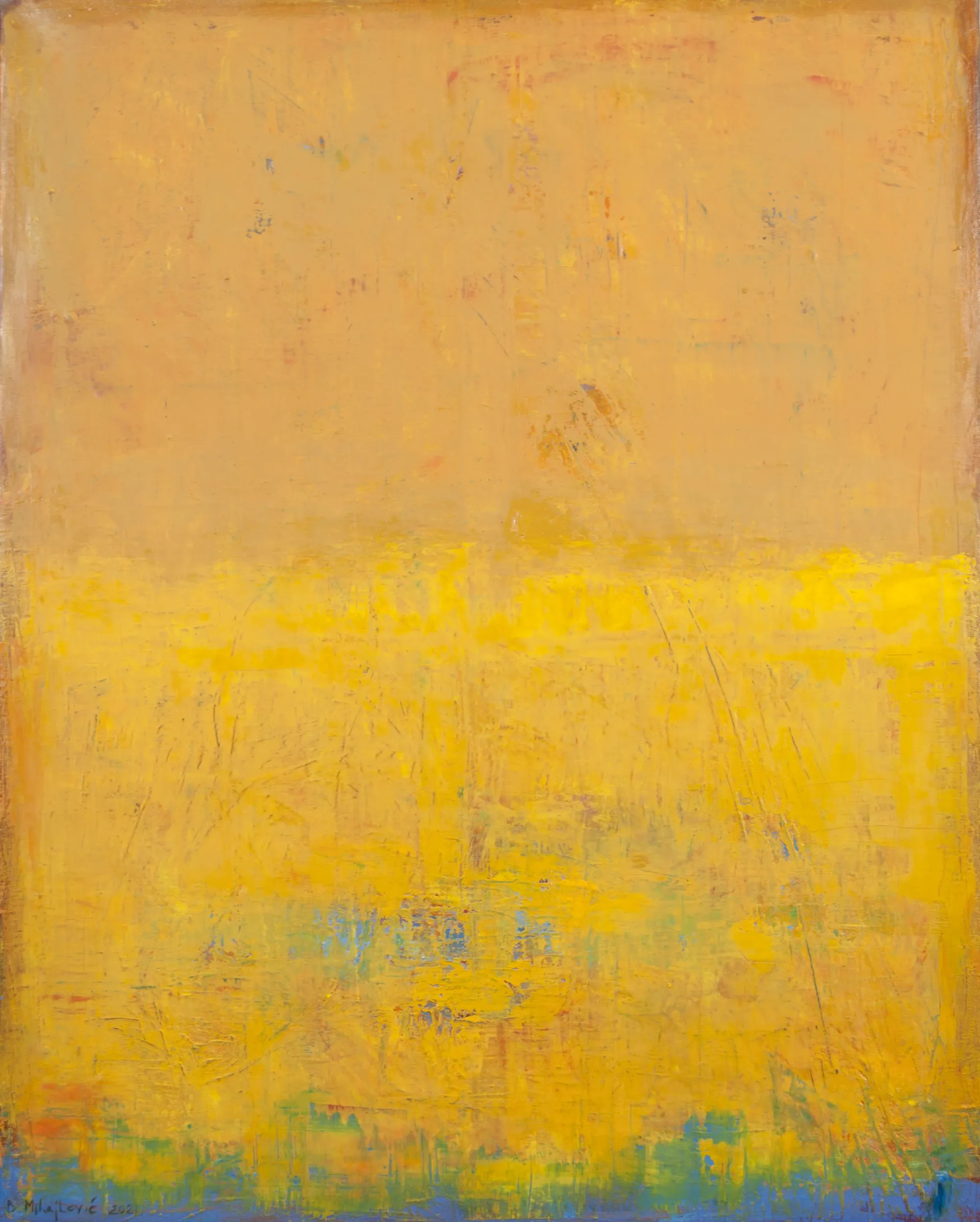 A.P.20-464 (Estoril II), Branislav Mihajlović, 2020, Oil on canvas