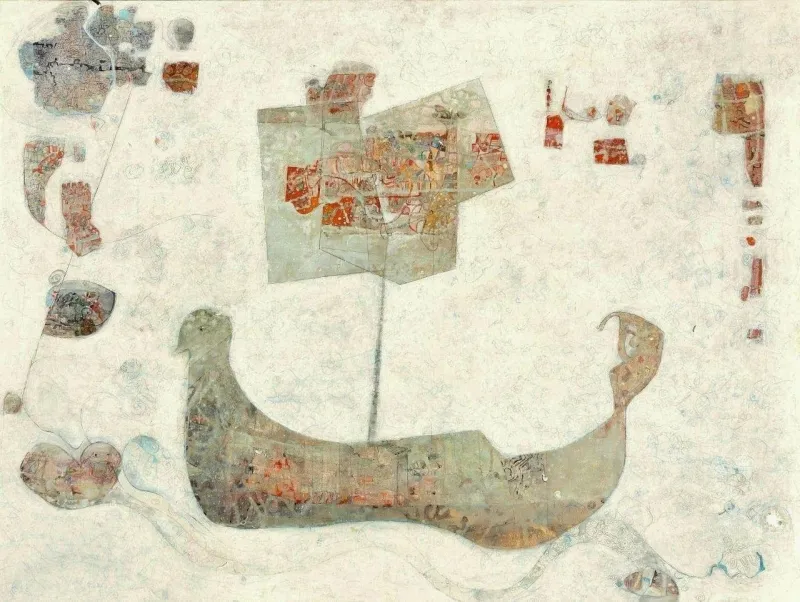 O Dia Anterior da Viagem Pura, Ana Maria, 2012, Acrylic on canvas