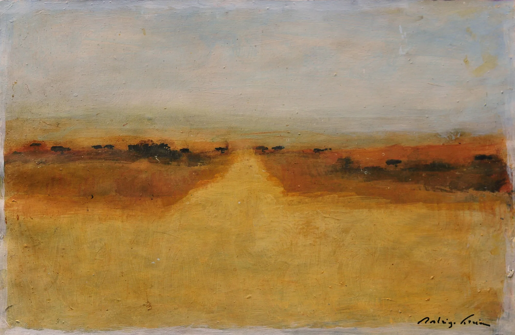 Le Sud I, Rodrigo Ferreira, 2014, Oil on paper
