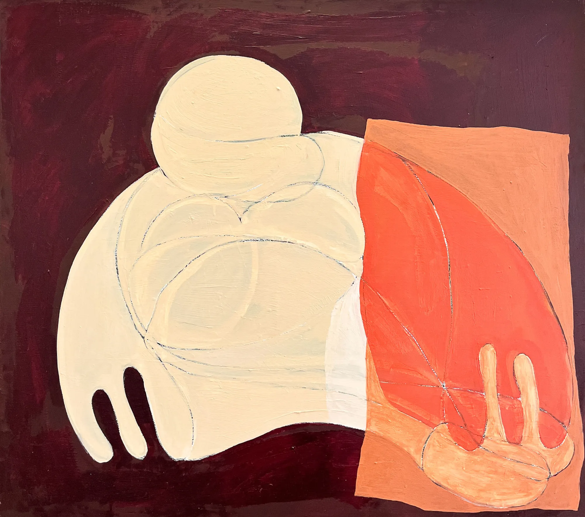 Arabesque, Maria Saunders, 2023, Oil on canvas
